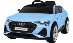 Elektromobilis Audi E-Tron Sportback, zils