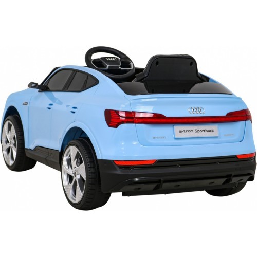 Elektromobilis Audi E-Tron Sportback, zils
