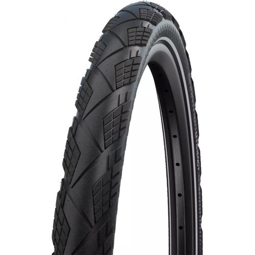Покрышка Schwalbe Marathon Efficiency Reflex 28 x 2.00" (50-622), складная, Reflex (чёрная)