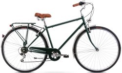 Dviratis Romet Vintage Eco M 2024 темно-зеленый