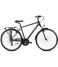 Dviratis Romet Wagant 1 2024 melns-sarkans