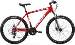 Romet Rambler R6.2 2025 bicycle, red-white-grey