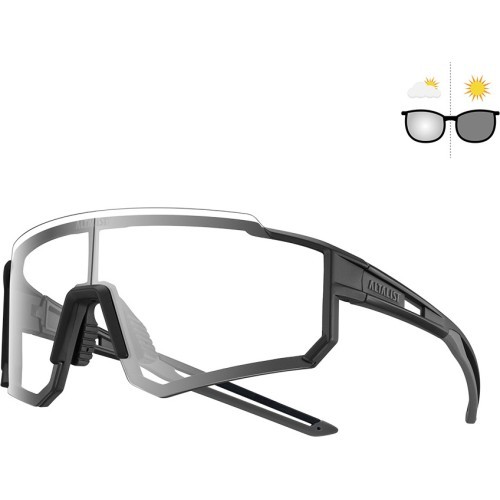 Sporta saulesbrilles Altalist Legacy 2, fotohromatiskas - Melna