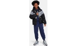 Nike NSW Syn FL Hd Jckt junior jacket, black/grey FN7730 013