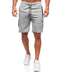 J.Style vīriešu šorti, pelēki 8K1503-2