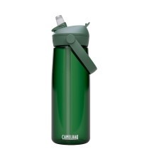 Thrive Flip Straw pudele 0,75 l, Forest Green