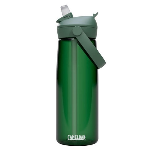 Thrive Flip Straw pudele 0,75 l, Forest Green