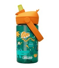 Thrive Flip Straw bērnu pudele 0,4 l „Jungle Animals“