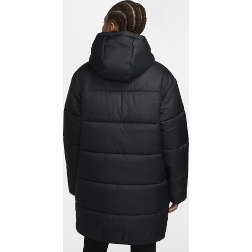 Женская куртка Nike W NSW TF SNFL NK Classic Parka, чёрная, FZ5903 010