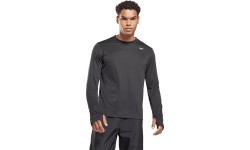 Мужская футболка Reebok Train LS Tech Tee чёрная 100065576