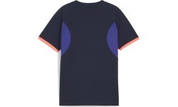 Футболка футбольная Puma IndividualLiga для подростков, чёрно-фиолетовая, 659525 01