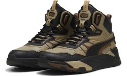 Puma Trinity Mid Hybrid Men's Shoes Black Brown 393985 09