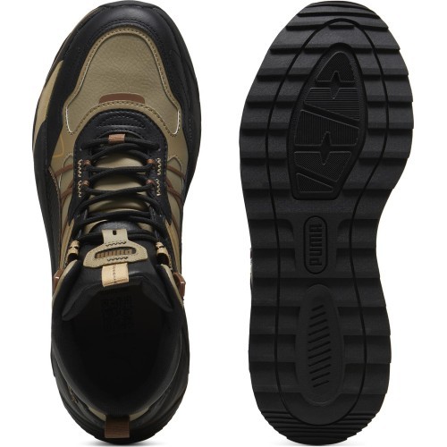 Puma Trinity Mid Hybrid vīriešu apavi, melni brūni 393985 09