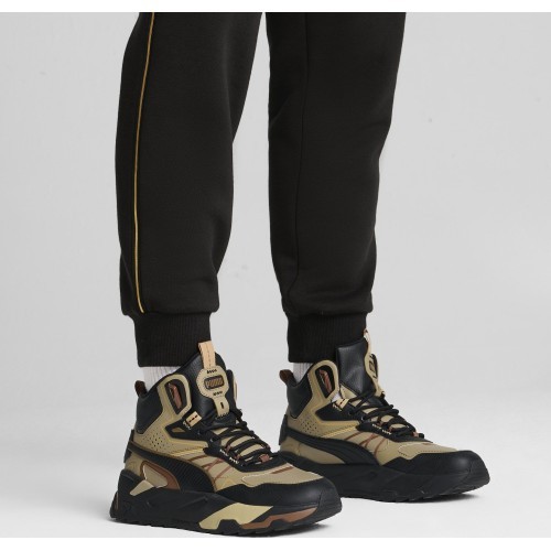 Puma Trinity Mid Hybrid vīriešu apavi, melni brūni 393985 09