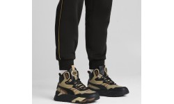 Puma Trinity Mid Hybrid Men's Shoes Black Brown 393985 09