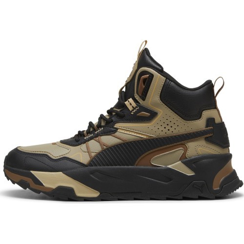 Puma Trinity Mid Hybrid Men's Shoes Black Brown 393985 09