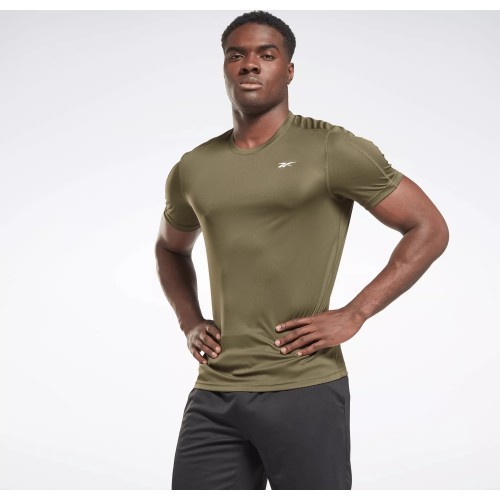 Reebok SS Tech Tee vīriešu T-krekls, haki 100057848