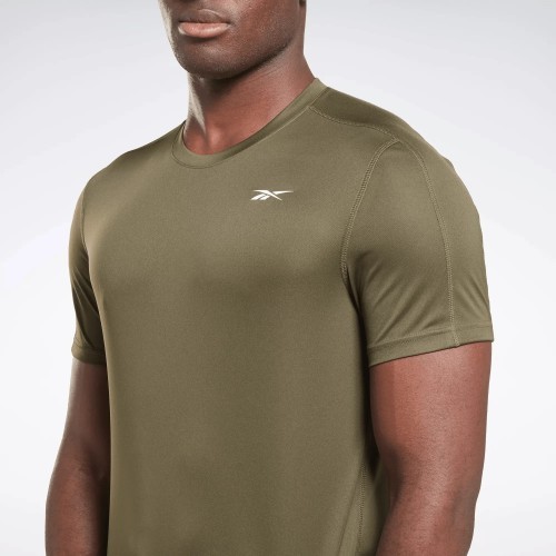Reebok SS Tech Tee vīriešu T-krekls, haki 100057848