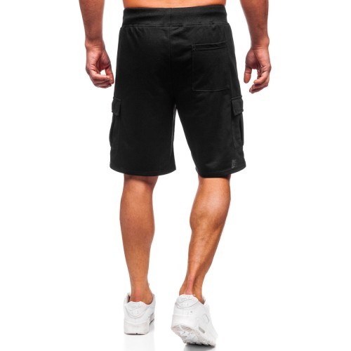 J.Style šorti vīriešiem, melni 8K1503-3