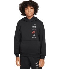 Nike Sweatshirt for Teens K NSW Club Flc Hdy Mlogo Black HQ0970 010