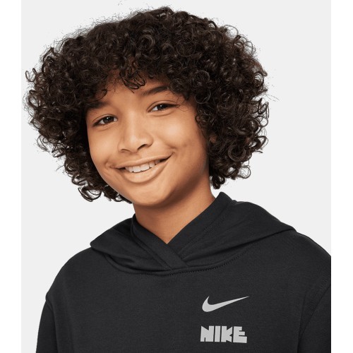 Nike džemperis pusaudžiem K NSW Club Flc Hdy Mlogo Black HQ0970 010