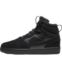 Nike Court Borough Mid 2 обувь для подростков, черная CQ4023 001