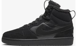 Nike Court Borough Mid 2 обувь для подростков, черная CQ4023 001
