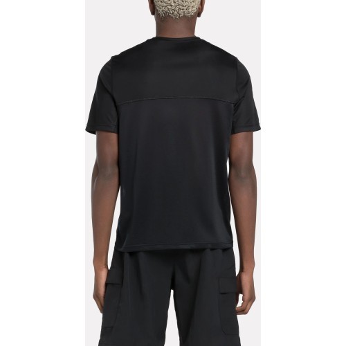 Мужская беговая футболка Reebok Running SS Speedwick, чёрная 100070571