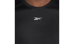Мужская беговая футболка Reebok Running SS Speedwick, чёрная 100070571