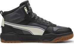 Мужские кроссовки Puma RBD Tech Mid чёрные белые 396148 07