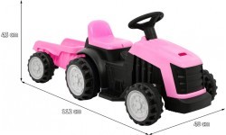 Tractor with Trailer Pink