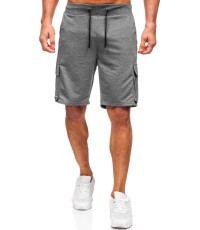 J.Style vīriešu šorti, pelēki 8K1505-5