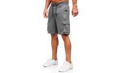 J.Style vīriešu šorti, pelēki 8K1505-5