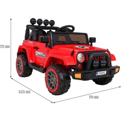 Apvidus transportlīdzeklis Full Time 4WD, sarkans