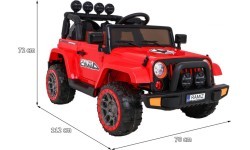 Full Time off-road vehicle 4WD Red