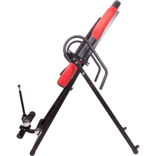 Инверсионный стол с подогревом inSPORTline Inverso Heaty - Red-Black