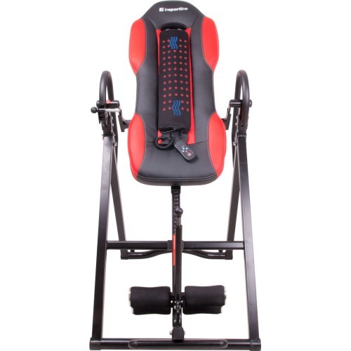 Инверсионный стол с подогревом inSPORTline Inverso Heaty - Red-Black