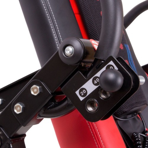Инверсионный стол с подогревом inSPORTline Inverso Heaty - Red-Black