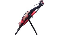 Инверсионный стол с подогревом inSPORTline Inverso Heaty - Red-Black