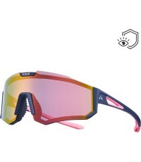 Sporta polarizētās saulesbrilles Altalist Kizuna - Blue-Pink with Pink Lenses