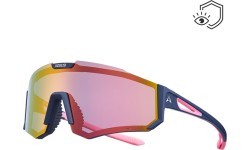 Sporta polarizētās saulesbrilles Altalist Kizuna - Blue-Pink with Pink Lenses