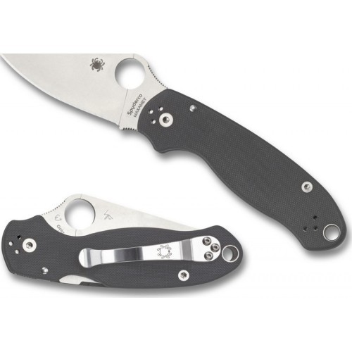 Folding Knife Spyderco C223GPDGY Para 3, Dark Gray