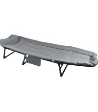 Saliekamais kempinga dīvāns SOFA pelēks, atgāžams