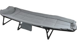 Saliekamais kempinga dīvāns SOFA pelēks, atgāžams