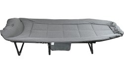 Saliekamais kempinga dīvāns SOFA pelēks, atgāžams