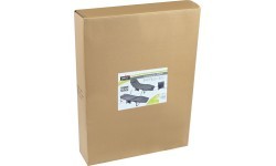 Saliekamais kempinga dīvāns SOFA pelēks, atgāžams