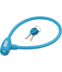 Замок KLS Jolly, 650 мм, с 2 ключами (голубой)