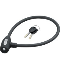 KLS Jolly cable lock 650 mm with 2 keys, black