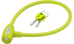 KLS Jolly cable lock, 650 mm, with 2 keys (lime)