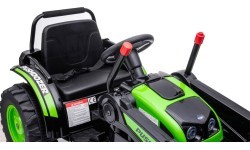 Vehicle Excavator Tractor Green